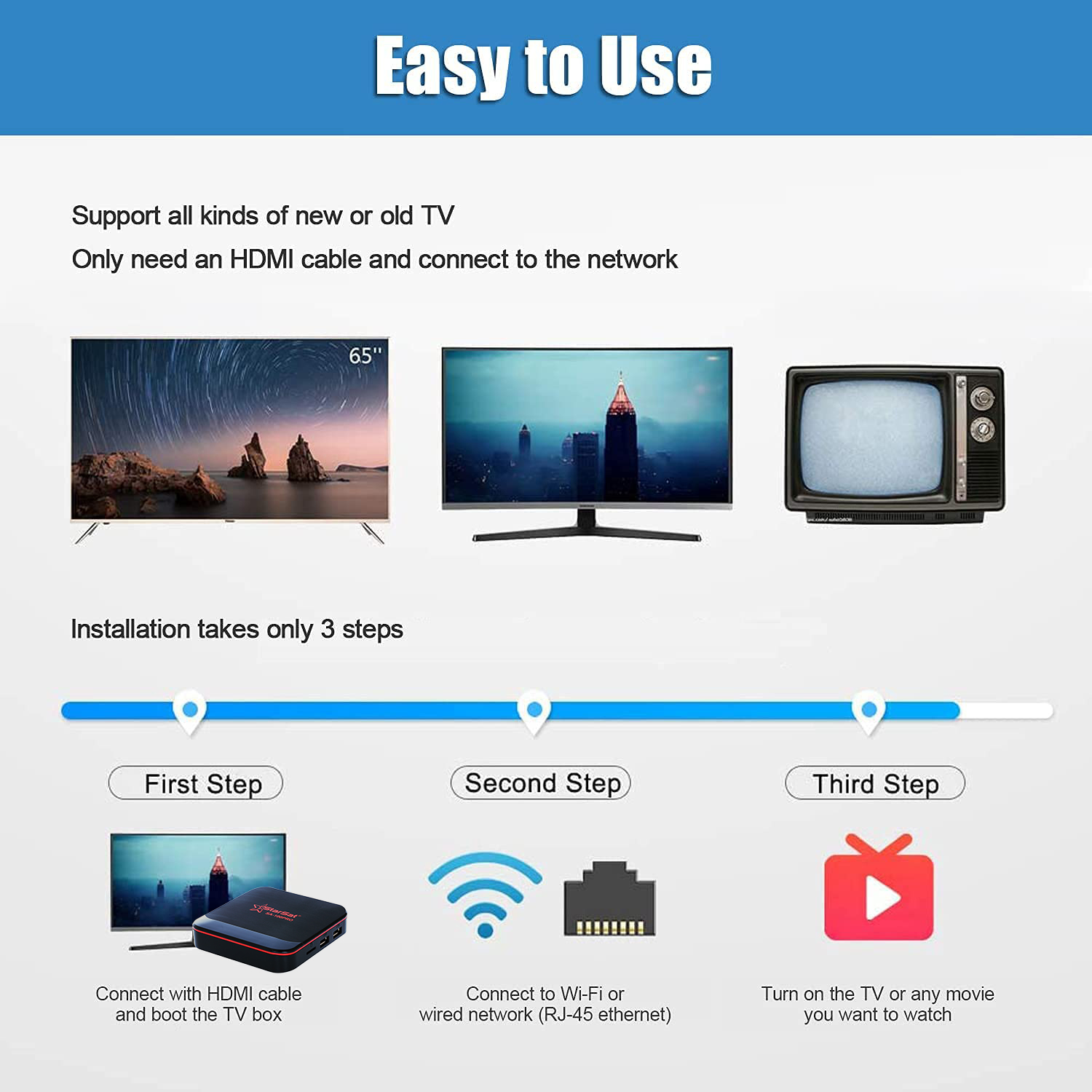 StarSat SA-100Pro Android TV Box - Image 4
